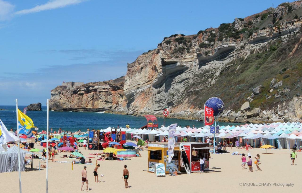 Big Wave Apartment Nazare Bagian luar foto
